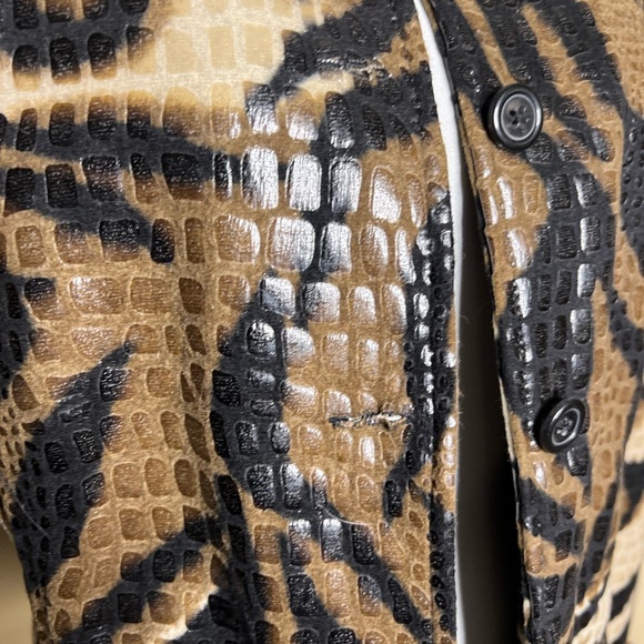 Selene Animal Print Jacket Size 8 - Picture 1 of 4